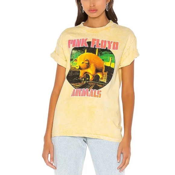 DAYDREAMER Tee Pink Floyd Animal T-Shirt Dijon - Picture 11 of 11